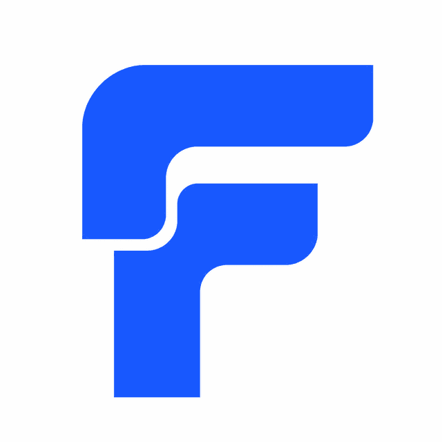 方乾科技：相互连接的 F 形标志
